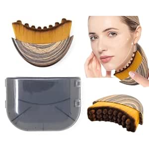 Lymphatic contour face brush with travel case